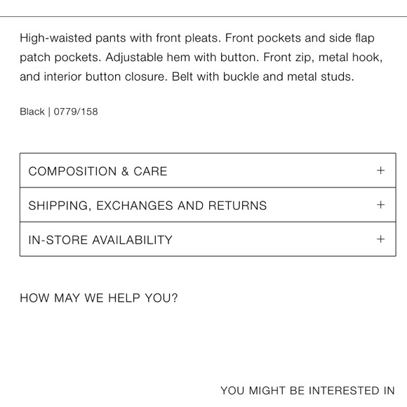 BELTED PAPERBAG PANTS - Picture 12 of 12